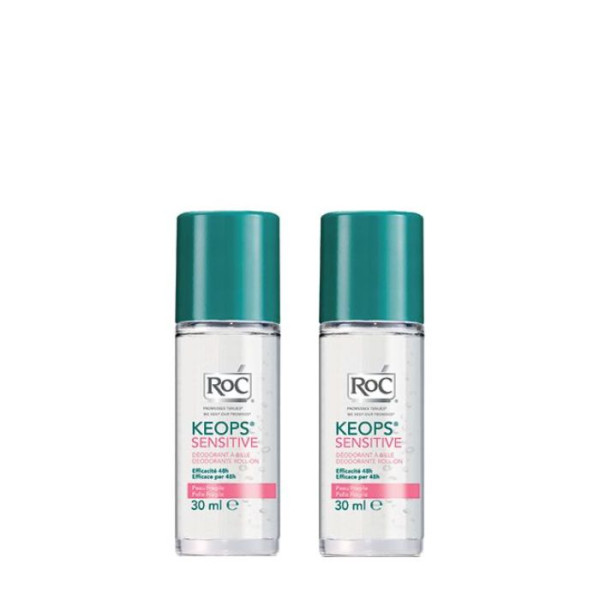 Roc Keops Sensitive Desodorizante Pele Sensível 48h 30ml Duo